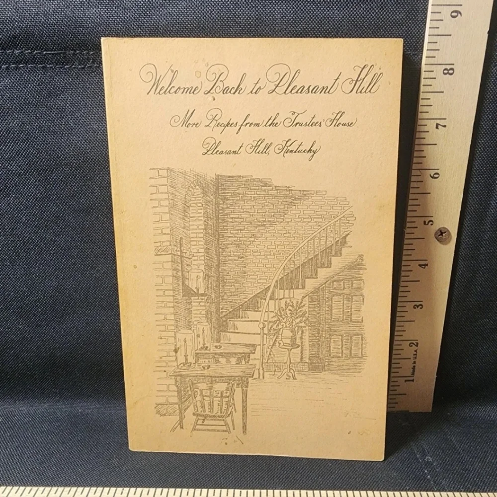 Vintage Cookbook Welcome Back To Pleasant Hill Kentucky Used Complete